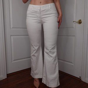 Express White Flare Leg Pants